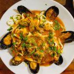 TALLARINES CON MEJILLONES